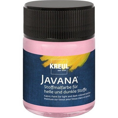 Farba na svetlý a tmavý textil JAVANA 50 ml Rose