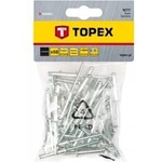 Topex Aluminium rivets 4.0 x 16 mm, 50 pcs