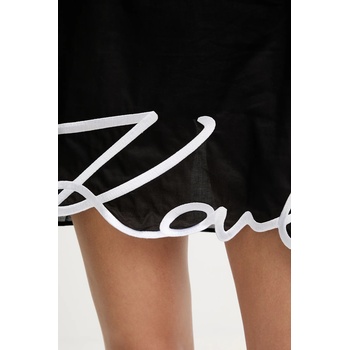 KARL LAGERFELD Памучна рокля Karl Lagerfeld (A2W46075)