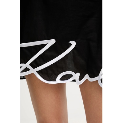 KARL LAGERFELD Памучна рокля Karl Lagerfeld (A2W46075)