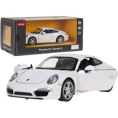 Rastar Kovový model PORSCHE 911 bílý 1:24