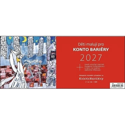 Děti malují pro Konto Bariéry stolní Helma 2027