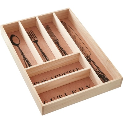 Premier Housewares příborník do zásuvky přírodní 43 cm, 6 cm, 31 cm