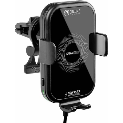 OBAL:ME Стойка за кола OBAL-ME GravCharger Wireless Car 15W, Черен (OMWGCH01)