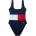 Tommy Hilfiger Бански костюм Tommy Hilfiger Women's One Piece Swimsuit - Dark Night Navy