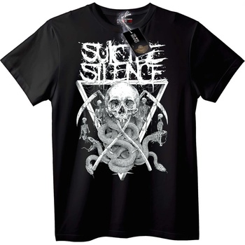 NOONEBRAND Тениска Черепът на Suicide Silence - L, White