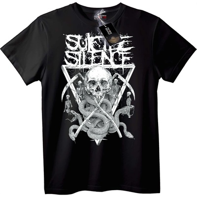 NOONEBRAND Тениска Черепът на Suicide Silence - L, White