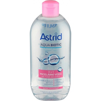 Astrid micelární voda 3v1 suchá citlivá pleť 400 ml