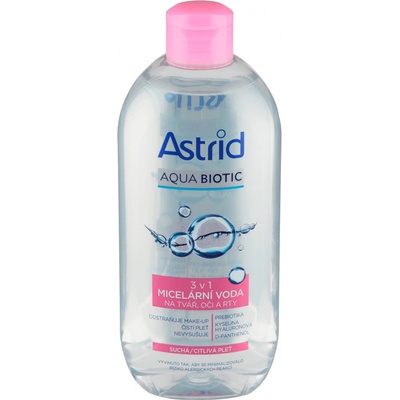 Astrid micelární voda 3v1 suchá citlivá pleť 400 ml – Hledejceny.cz