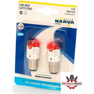 NARVA NARVA-18096 -Led -RED- 2св. 21/5W 2бр. к-т ('18096)
