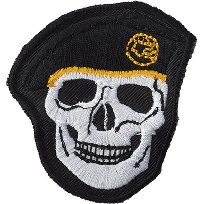 NAVYS Nášivka LEBKA baret vo farbe ČIERNA