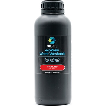 3DJAKE ecoResin Water Washable Traffic Red - 1.000 g (02-33223201)