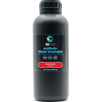 3DJAKE ecoResin Water Washable Traffic Red - 1.000 g (02-33223201)