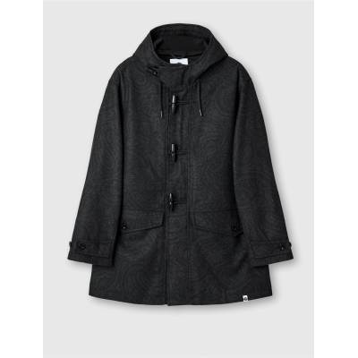 Pretty Green Men's Randolph Duffle Coat - Black
