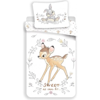 Jerry Fabrics obliečky Bambi Sweet Baby 100 x 135 cm 40 x 60 cm
