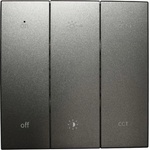 NEDES Стенно дистанционно управление SHAPE 2xAAA черно (ND4308)