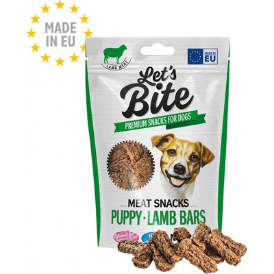 Brit Let's Bite Meat Snacks Puppy Lamb Bars 80 g