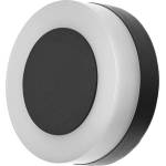ELBULGARIA LED външен аплик Elbulgaria - Hasle R, 12W, IP44, 4000K, черен (2967-12wbk)