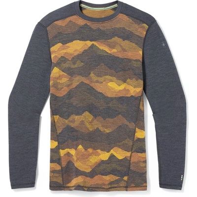 Smartwool pánské merino triko charcoal mountain scape – Zboží Mobilmania