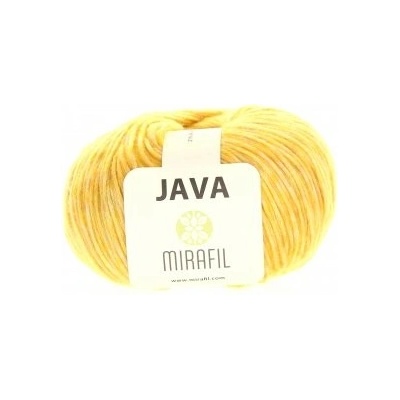 Mirafil Příze Java 099 - žlutá melange