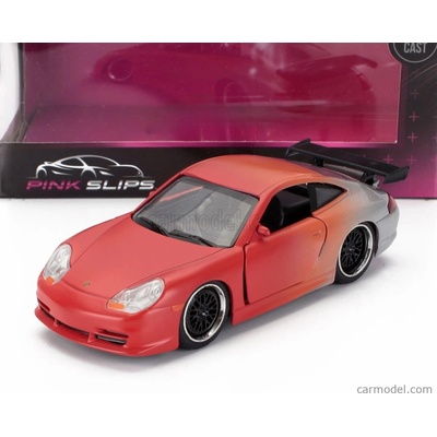 Jada Porsche 911 996 Gt3 Coupe 1999 Oranžové Stříbro 1:32
