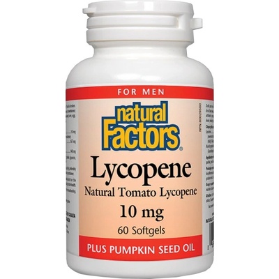 Natural Factors Lycopene 10 mg [60 Гел капсули]