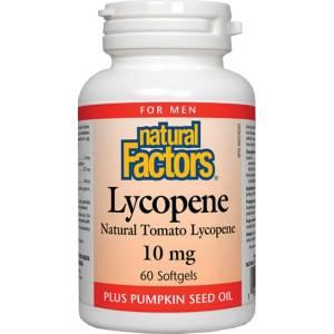 Natural Factors Lycopene 10 mg [60 Гел капсули]