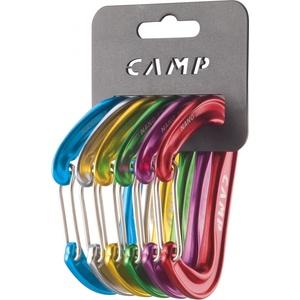 C. A. M. P C. A. M. P. Карабинер с щифт C. A. M. P. Nano 22 Snapgate carabiner - Multicolour - размер Rack 6-Pack (321-0192-0911)