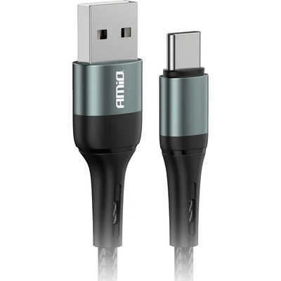 USB kabel USB-A / USB-C 3A 100cm opletený