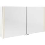 SAPHO Alix - Огледален шкаф с LED осветление 126x70x18 см, 2 врати, бял AX126-0030 (AX126-0030)