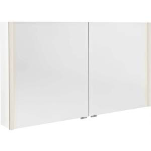 SAPHO Alix - Огледален шкаф с LED осветление 126x70x18 см, 2 врати, бял AX126-0030 (AX126-0030)