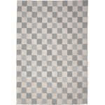 Flair Rugs Син килим със смес от памук подходящ за пране 155x230 cm Muted Checkerboard - Flair Rugs (503119382813)