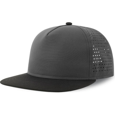 Atlantis Headwear Bank Five COT-33023226199 Šedá tmavá/černá