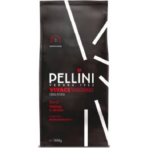 Pellini Кафе Pellini Vivace Tradizionale Intensa, на зърна, 1 kg (100098)