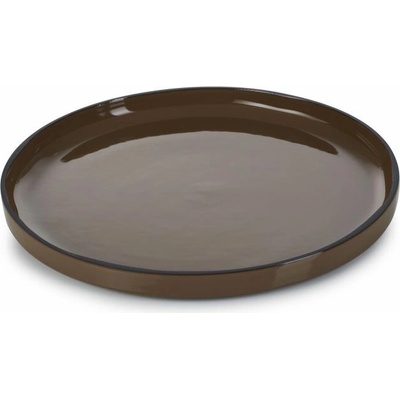 Revol Caractére talíř mělký pr. 26 cm, tmavěhnědý