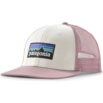 Patagonia Шапка с козирка Patagonia P-6 Logo Trucker Hat Cap - White w/Quiet Violet - размер One Size (204-6386-3011)