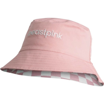 GymBeam Bucket Hat ružová biela