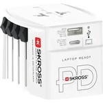 SKROSS универсален адаптер 220V , 30W, бял (SKROSS-1302974)