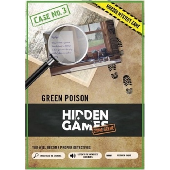 Hidden Games Настолна игра Hidden Games Crime Scene: Green Poison - Кооперативна