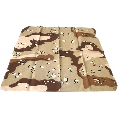 U.S. šátek s čtvercovým potiskem 6 desert