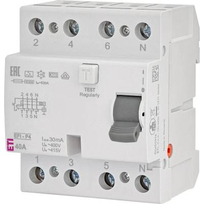 ETI EFI-4 4p A 40/0,03A 10kA