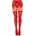 Leg Avenue Lace Thigh Highs & Garterbelt 1608 Red