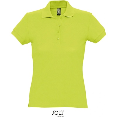 Sol's Collection Passion piqué krátký rukáv pánská COT25133809301-apple green