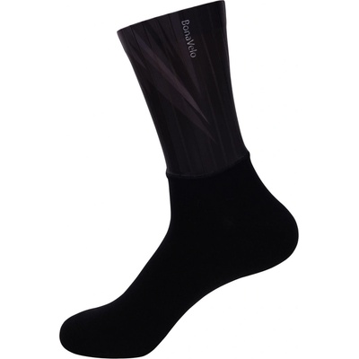 Bonavelo Cyklistické ponožky klasické MIST biela/čierna