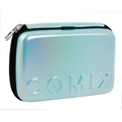 Comix Ученически несесер със съдържание comix shimmer light blue