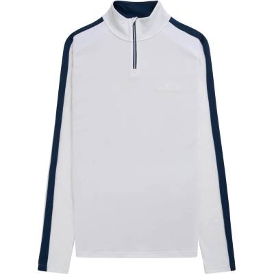 Amundsen Sports Мъжки вълнен пуловер Amundsen Sports 5Mila Half Zip Merino jacket - White / Stripe - размер XL (005-6051-0514)