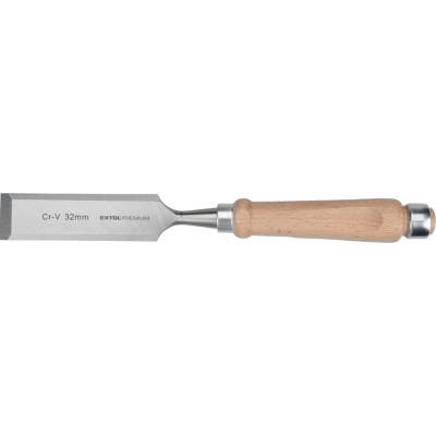 EXTOL PREMIUM dláto s bukovou rukojetí, 32mm, délka 290mm, CrV EXT8812332