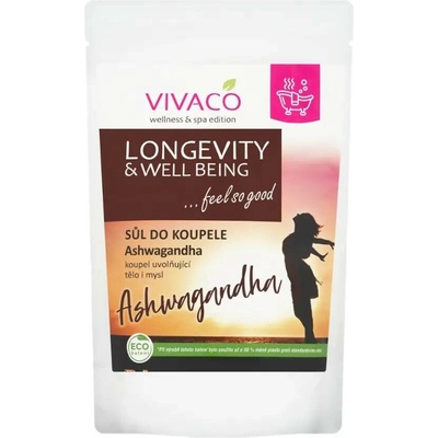 VIVACO Sůl do koupele LONGEVITY A WELL BEING 1000 g