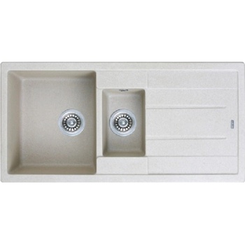 Inter Ceramic Кухненска мивка от композитен материал ICGS 8201 Gray мивка