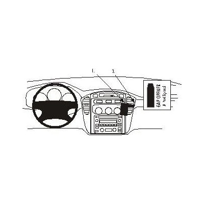 Brodit ProClip montážna konzola na palubnú dosku pre Toyota Highlander 01-07, 852893